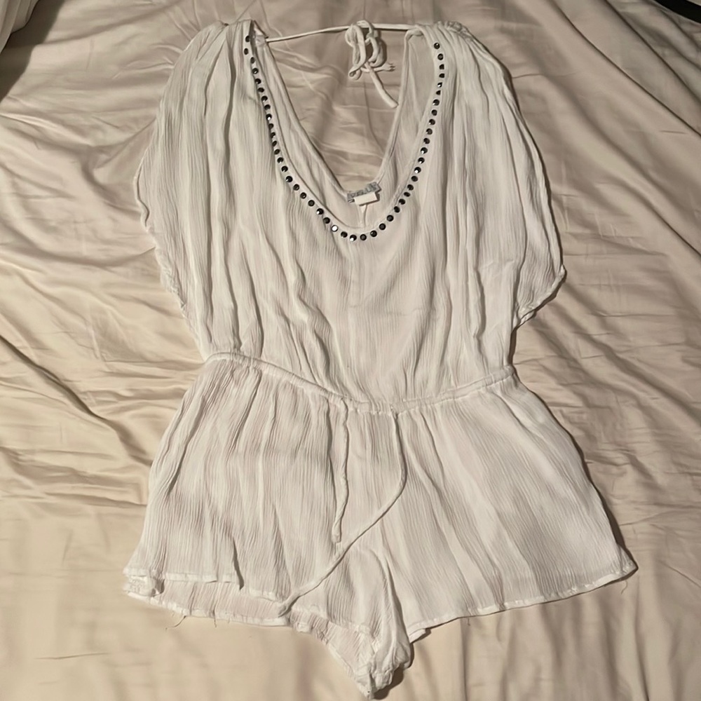 Women’s White Romper
